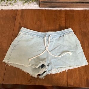 Aerie cut off relaxed shorts